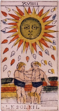 Il Sole nei tarocchi di Jean Dodal