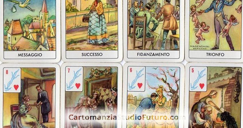 Tarocchi delle sibille suite dei cuori